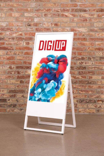 DIGI UP Stand Indoor 43" (Hvit) - Printd