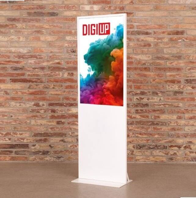 DIGI UP Stand Indoor 49" (Hvit) - Printd